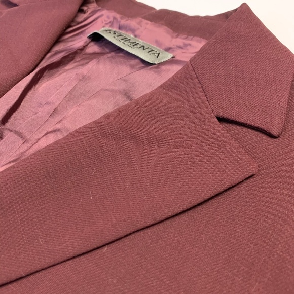 GIORGIO ARMANI Vestimenta Spa Wool Blazer Raisin - Picture 6 of 8